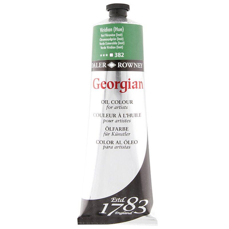 Daler Rowney Georgian Yağlı Boya 225 Ml 382 Viridian Green Hue