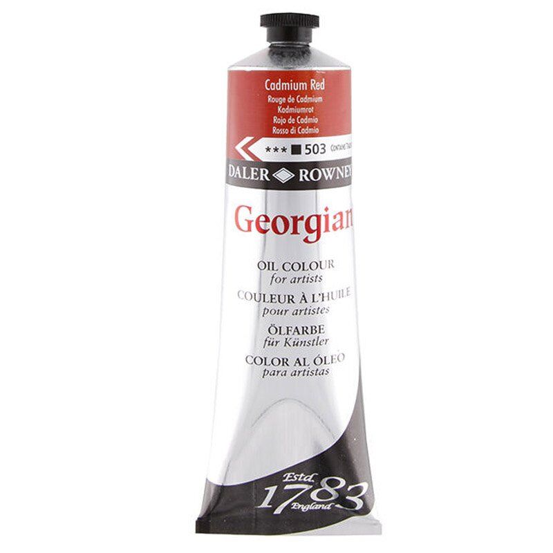 Daler Rowney Georgian Yağlı Boya 225 Ml 503 Cadmium Red Hue