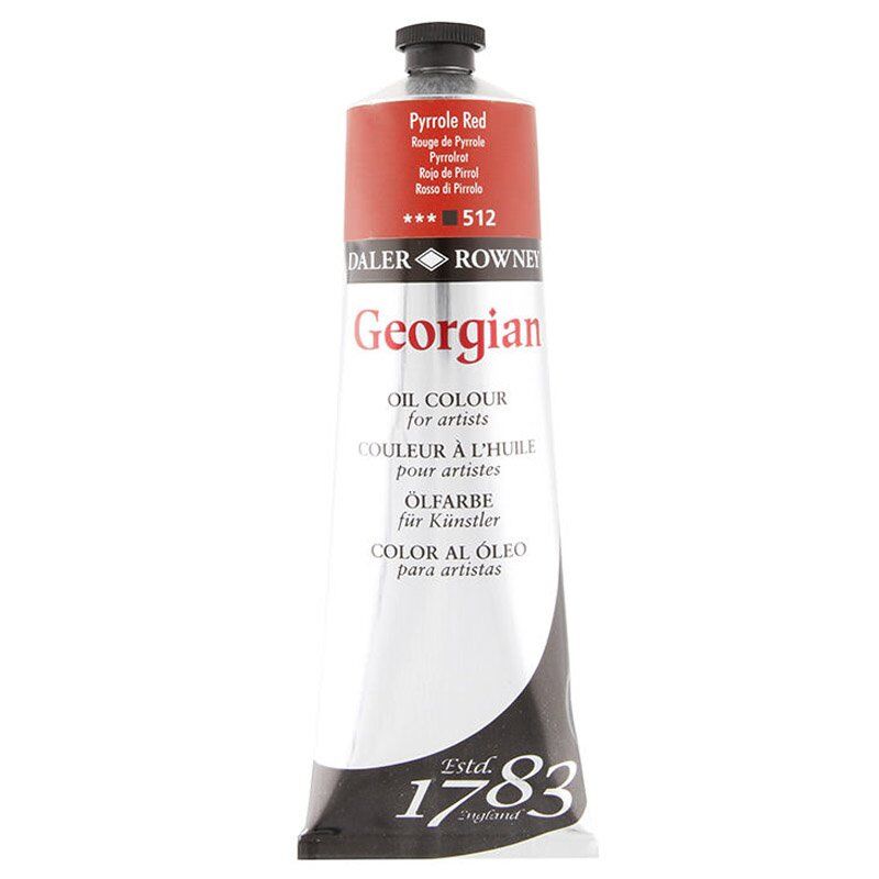 Daler Rowney Georgian Yağlı Boya 225 Ml 512 Naphtol Crimson