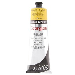 Daler Rowney Georgian Yağlı Boya 225 ml 618 Cadmium Yellow Deep Hue - 1