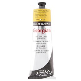 Daler Rowney Georgian Yağlı Boya 225 ml 618 Cadmium Yellow Deep Hue - 1