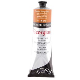 Daler Rowney Georgian Yağlı Boya 225 ml 619 Cadmium Orange Hue - 1