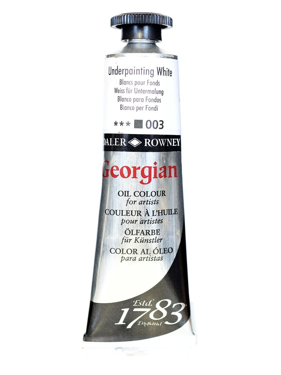 Daler Rowney Georgian Yağlı Boya 38 Ml 003 Underpainting White