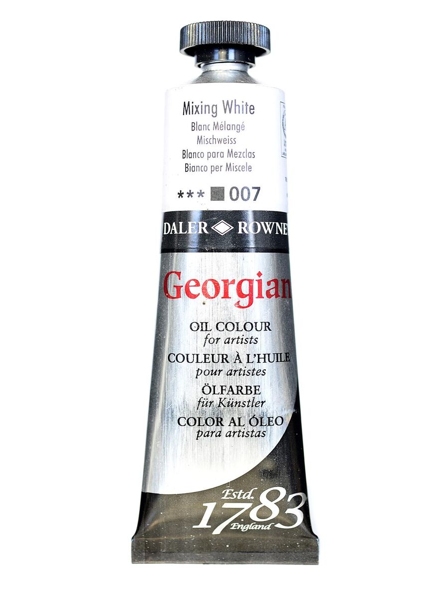 Daler Rowney Georgian Yağlı Boya 38 Ml 007 Mixing White