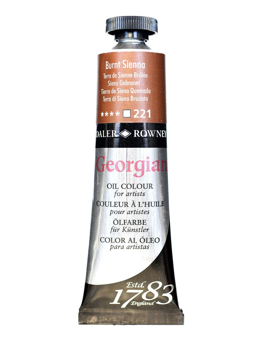 Daler Rowney Georgian Yağlı Boya 38 Ml 221 Burnt Sienna