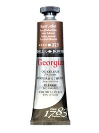 Daler Rowney Georgian Yağlı Boya 38 ml 223 Burnt Umber - 1