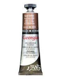 Daler Rowney Georgian Yağlı Boya 38 ml 223 Burnt Umber - 1