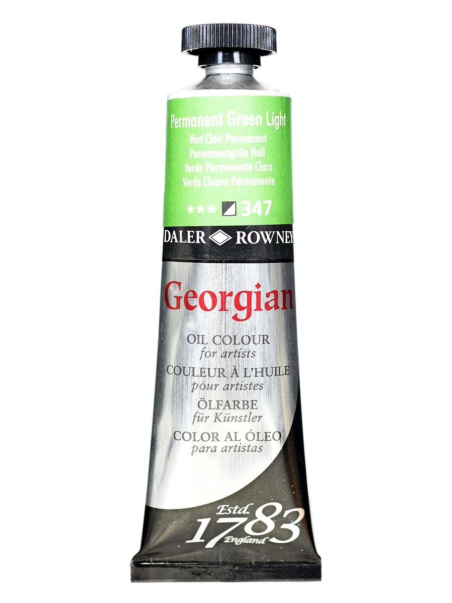 Daler Rowney Georgian Yağlı Boya 38 Ml 347 Permanent Light Green