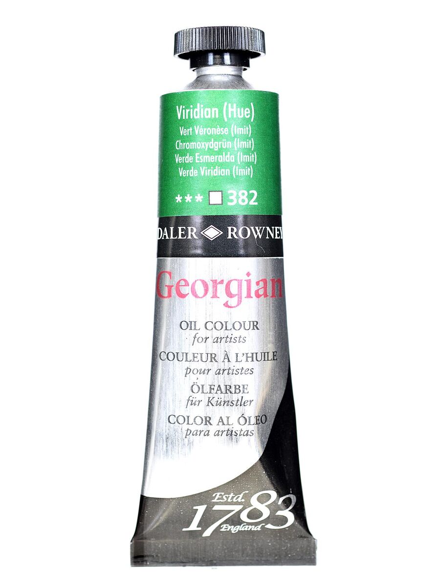 Daler Rowney Georgian Yağlı Boya 38 Ml 382 Viridian Green Hue