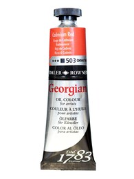 Daler Rowney Georgian Yağlı Boya 38 ml 503 Cadmium Red Hue - 1