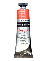 Daler Rowney Georgian Yağlı Boya 38 ml 503 Cadmium Red Hue - 1