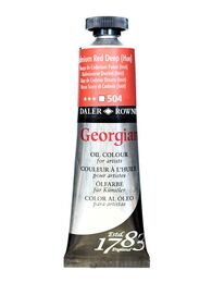 Daler Rowney Georgian Yağlı Boya 38 ml 504 Cadmium Red Deep Hue - 1