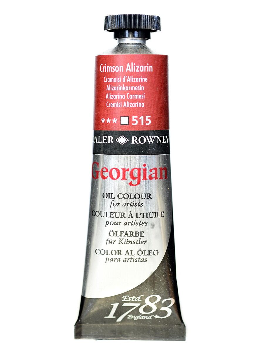 Daler Rowney Georgian Yağlı Boya 38 Ml 515 Crimson Alizarin