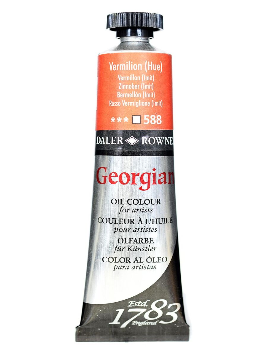 Daler Rowney Georgian Yağlı Boya 38 Ml 588 Vermilion Hue