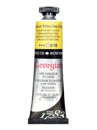 Daler Rowney Georgian Yağlı Boya 38 ml 618 Cadmium Yellow Deep Hue - 1