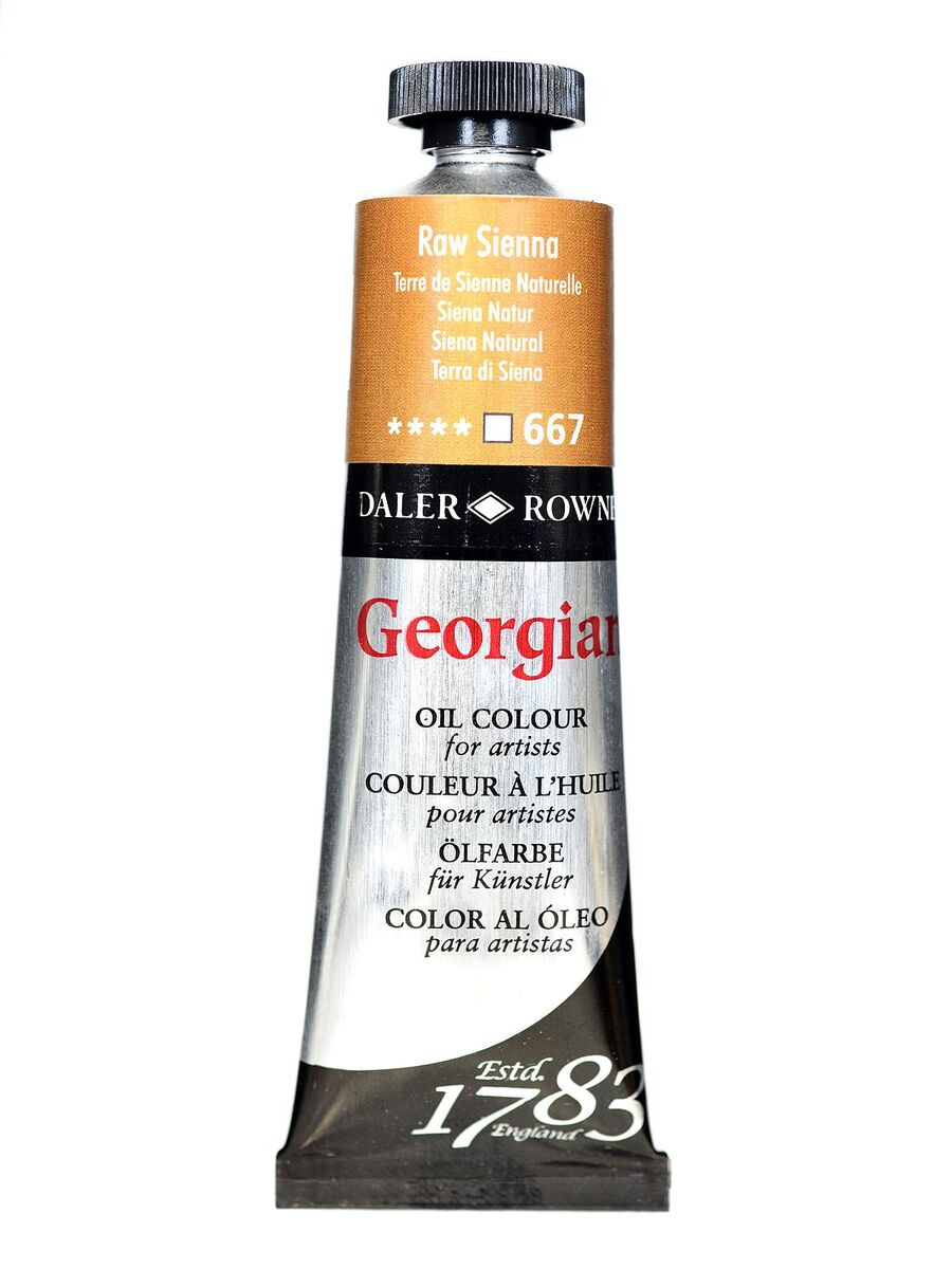 Daler Rowney Georgian Yağlı Boya 38 Ml 667 Raw Sienna