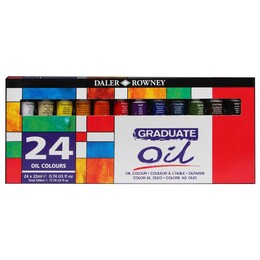 Daler Rowney Graduate Oil Yağlı Boya Seti 24 Renk x 22 ml. - Thumbnail