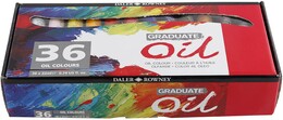 Daler Rowney Graduate Oil Yağlı Boya Seti 36 Renk x 22 ml. - Thumbnail