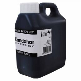 Daler Rowney Kandahar Ink Çini Mürekkebi 1000 ml. Siyah