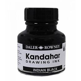 Daler Rowney Kandahar Ink Çini Mürekkebi 28 ml. Siyah