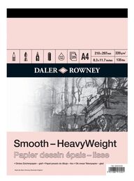 Daler Rowney Smooth Heavyweight Sketchbook Eskiz Çizim Defteri 220 Gr. A4 25 Sayfa