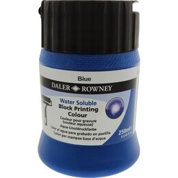 Daler Rowney Water Soluble Block Printing Su Bazlı Linol Baskı Boyası 250 ml. Blue
