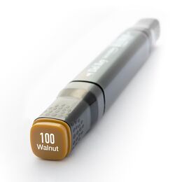Del Rey Çift Uçlu Çizim Marker Kalemi 100 Walnut - 1