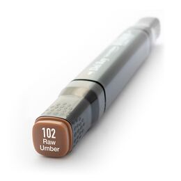 Del Rey Çift Uçlu Çizim Marker Kalemi 102 Raw Umber