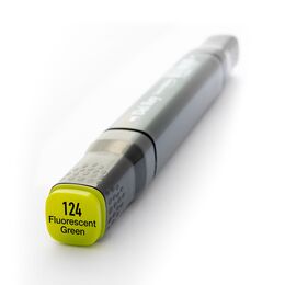 Del Rey Çift Uçlu Çizim Marker Kalemi 124 Fluorescent Green