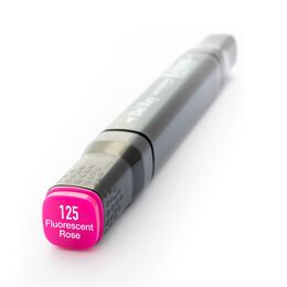 Del Rey Çift Uçlu Çizim Marker Kalemi 125 Fluorescent Rose