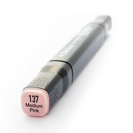 Del Rey Çift Uçlu Çizim Marker Kalemi 137 Medium Pink