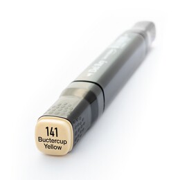 Del Rey Çift Uçlu Çizim Marker Kalemi 141 Buttercup Yellow - 1