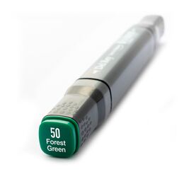 Del Rey Çift Uçlu Çizim Marker Kalemi 50 Forest Green - 1