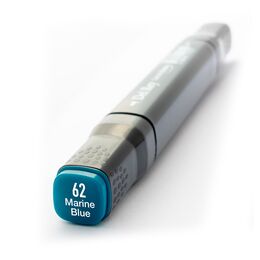 Del Rey Çift Uçlu Çizim Marker Kalemi 62 Marine Blue - 1