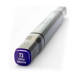 Del Rey Çift Uçlu Çizim Marker Kalemi 73 Ultramarine Blue