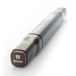 Del Rey Çift Uçlu Çizim Marker Kalemi 99 Bronze - 1