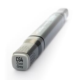 Del Rey Çift Uçlu Çizim Marker Kalemi CG4 Cool Gray 4