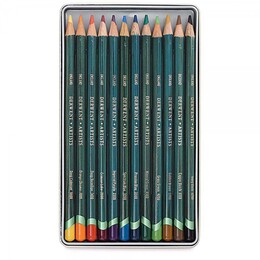 Derwent Artists Pencils Kuru Boya Kalemi Seti 12'li Teneke Kutu - 3