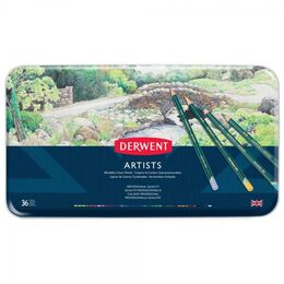 Derwent Artists Pencils Kuru Boya Kalemi Seti 36'lı Teneke Kutu - 2