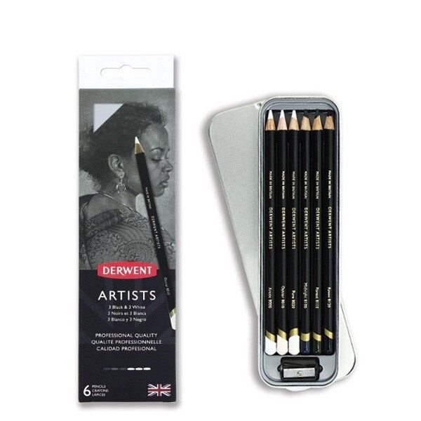 Derwent Artists Pencils Kuru Boya Kalemi Seti 6