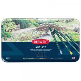 Derwent Artists Pencils Kuru Boya Kalemi Seti 72′li Teneke Kutu - 2