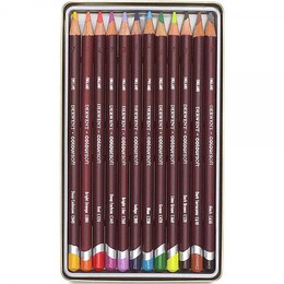 Derwent Coloursoft Pencils Yumuşak Kuru Boya Kalemi Seti 12'li Teneke Kutu - 3