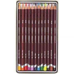 Derwent Coloursoft Pencils Yumuşak Kuru Boya Kalemi Seti 12'li Teneke Kutu