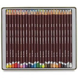 Derwent Coloursoft Pencils Yumuşak Kuru Boya Kalemi Seti 24'lü Teneke Kutu