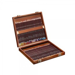 Derwent Coloursoft Pencils Yumuşak Kuru Boya Kalemi Seti 48'li Ahşap Kutu - 2