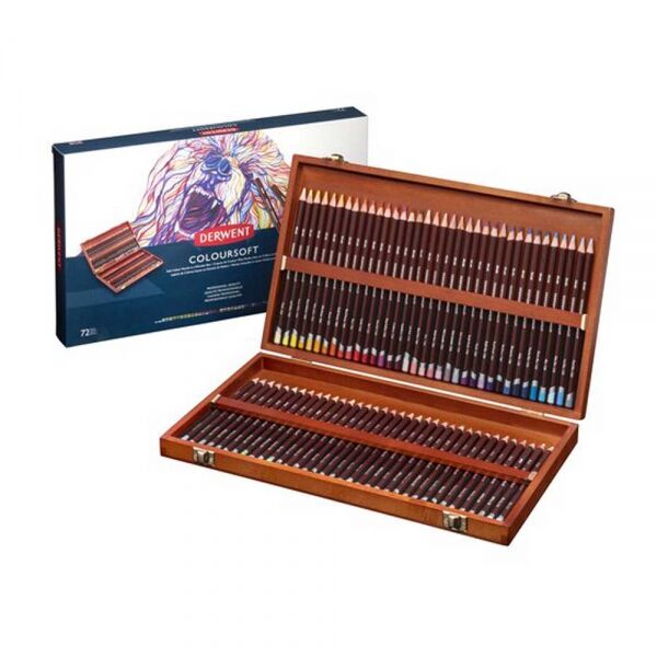Derwent Coloursoft Pencils Yumuşak Kuru Boya Kalemi Seti 72