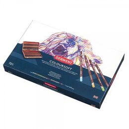 Derwent Coloursoft Pencils Yumuşak Kuru Boya Kalemi Seti 72'li Ahşap Kutu