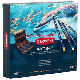 Derwent Inktense Mürekkep Etkili Aquarell Boya Kalemi Seti 48'li Ahşap Kutu - Thumbnail