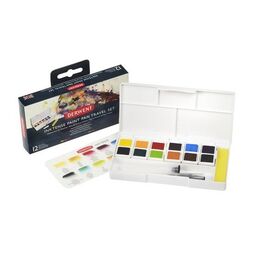 Derwent Inktense Mürekkep Etkili Tablet Sulu Boya Seti 12 Renk