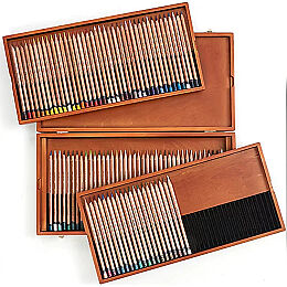 Derwent Lightfast Kuruboya Seti 100 Renk Ahşap Kutu - 2